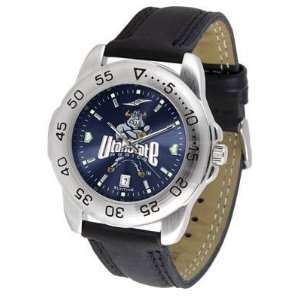 Utah State Aggies Sport Leather Anochrome Mens NCAA Watch