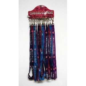  12 Cheerleading Cheer KeyChain Lanyard