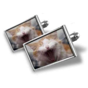  Cufflinks Cat is tired   Hand Made Cuff Links A MANS 