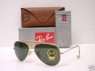 They come complete with the Ray Ban box, case, brochure and cleaning 