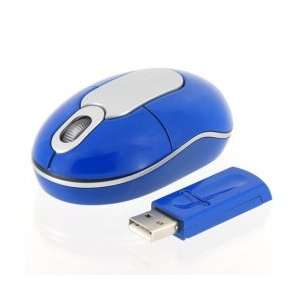  Blue Mini Wireless Optical Mouse: Electronics