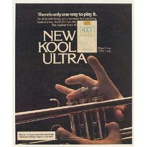   Kool Ultra Cigarette Trumpet Player Print Ad (51528): Home & Kitchen