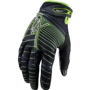   Road/Dirt Bike Motorcycle Gloves   Black/Green / 2X Large: Automotive