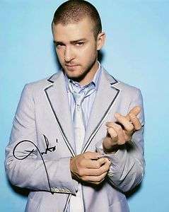 Justin Timberlake signed autograph Music Actor Hot Rare LOOK!  