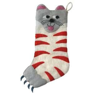  Fair Trade Holiday Kitty Cat Stocking (One Piece): Pet 