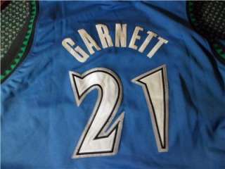   Garnett timberwolves jersey # 21 reebok 5XL length+2 NBA authentics