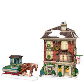 Dept 56   Dickens Village   Bartons Holiday Greens  