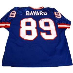  Mark Bavaro New York Giants Autographed Blue Jersey 