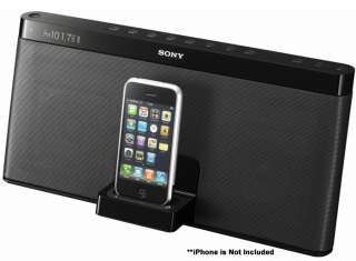 Sony RDP XF100IP Portable Speaker Radio w/ iPod Dock  