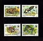 BULGARIA   1984   WWF   BIRD   PELICAN   SET OF 4 items in CRICHTONS 