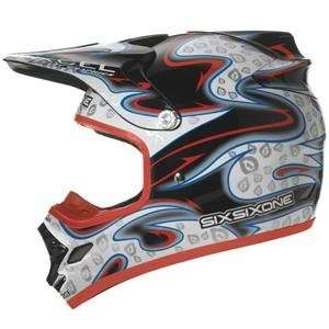  SixSixOne Flight Warp Helmet   2X Large/Gloss Black/Red 