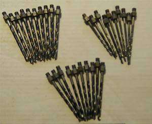 10, #20, #30 1/4 28 threaded drill bits AIRCRAFT TOOLS qty30  