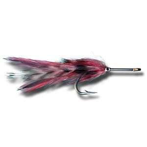  Big Eye Tarpon Fly   Grizzly & Red Fly Fishing Fly: Sports 