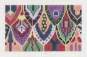 LEE Fish Scale Tapestry handpainted HP Needlepoint Canvas~ BD sz ~ 3 