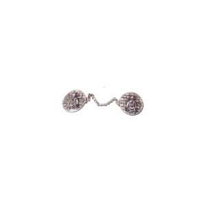    Sterling Silver Tallit Clip Set with Western Wall 