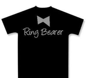 Ring Bearer Wedding Party Rehersal Dinner Gift T Shirt  
