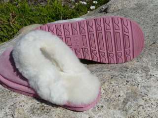 Ladies Australian Shearling Sheepskin Scuffs   6 colors  