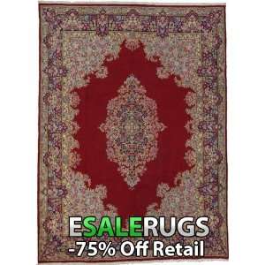    9 9 x 13 4 Kerman Hand Knotted Persian rug: Home & Kitchen