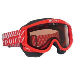  Scott USA 87 OTG Snowcross Goggles   Red Frame/Rose Lens 