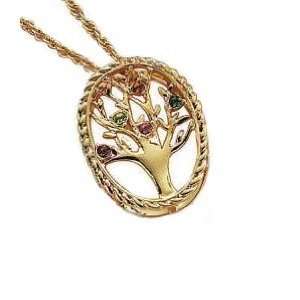  Birthstone Family Tree Necklace   Personalized Jewelry 