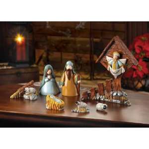 Homespun Nativity Scene 