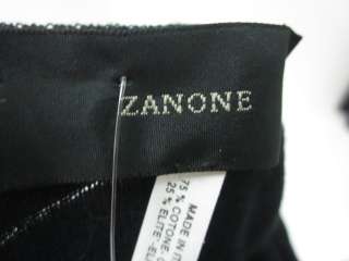 ZANONE Black Long Sleeves V Neck Sweater Top Sz S  