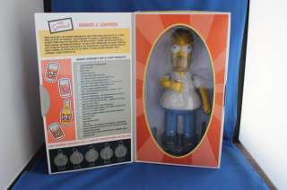 The simpsons homer tin action toy NIB by Playmates 642063008007  