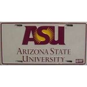 Arizona State University ASU Sun Devils   College LICENSE PLATES Plate 