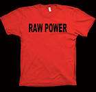 Raw Power  T Shirt Iggy Pop The Stooges The Clash