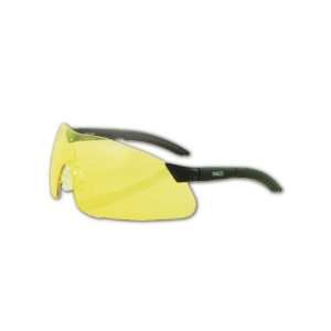 Magid Y40BKA Gemstone Quartz Protective Eyewear, Amber Lens and Black 
