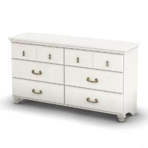  Noble Double Dresser in White Wash