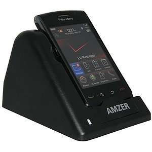 New Amzer Desktop Cradle Extra Battery Charging Slot For Blackberry 
