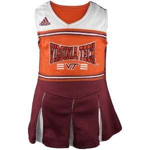   Hokies Maroon Toddler Two Piece Cheerleader Dress: Sports & Outdoors