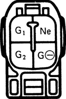 Fig. Fig. 1 5Signal generator (pickup coil) connector view1986 89 3S 