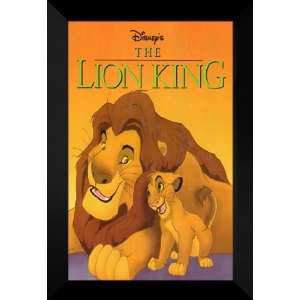  The Lion King 27x40 FRAMED Movie Poster   Style G 1994 