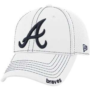  New Era Atlanta Braves White Neo 2 Fit Hat Sports 