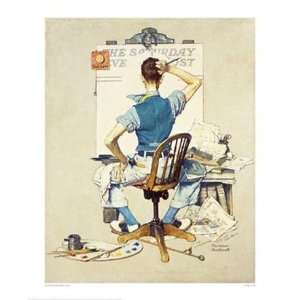  Norman Rockwell   Blank Canvas Giclee Canvas
