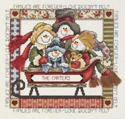 Families Are Forever Counted Cross Stitch Kit 9X8.5  