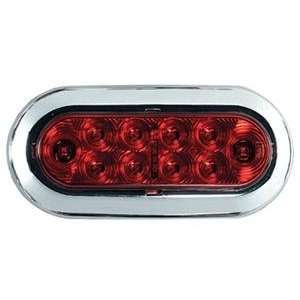    6 LED Red Flange Light Truck Trailer Stop Tail Turn: Automotive