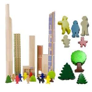  Haba Skyscraper Wooden Block Set With Wooden 5 Piece 