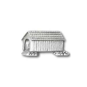  Covered Bridge Lapel Pin Jim Clift Jewelry