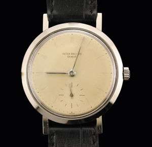 PATEK PHILIPPE#3418 Convertible Rare Aged Dial C.1950s  