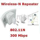 Wireless N Wifi Repeater 802.11 N Network WLAN Range Expander 300Mbps