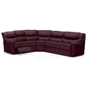  Eipal Leather Reclining Sleeper Sectional