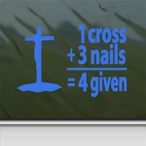   Nails Blue Decal Truck Window Blue Sticker: Arts, Crafts & Sewing