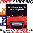 Quantitative Analysis Management 10th Edition  
