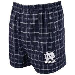  Notre Dame Fighting Irish Navy Blue Division Boxer Shorts 