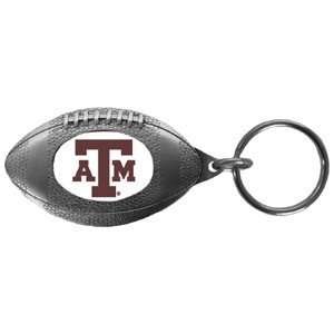  Texas A&M Aggies College Football Shaped Key Chain: Sports 
