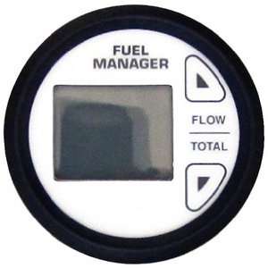  Faria Gauges Fuel Manager   Euro White: Sports & Outdoors