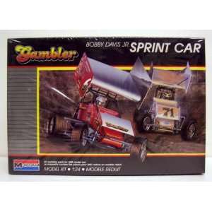 Monogram #2777 Bobby Davis Jr. Gambler Sprint Car 1/24 Plastic Model 
